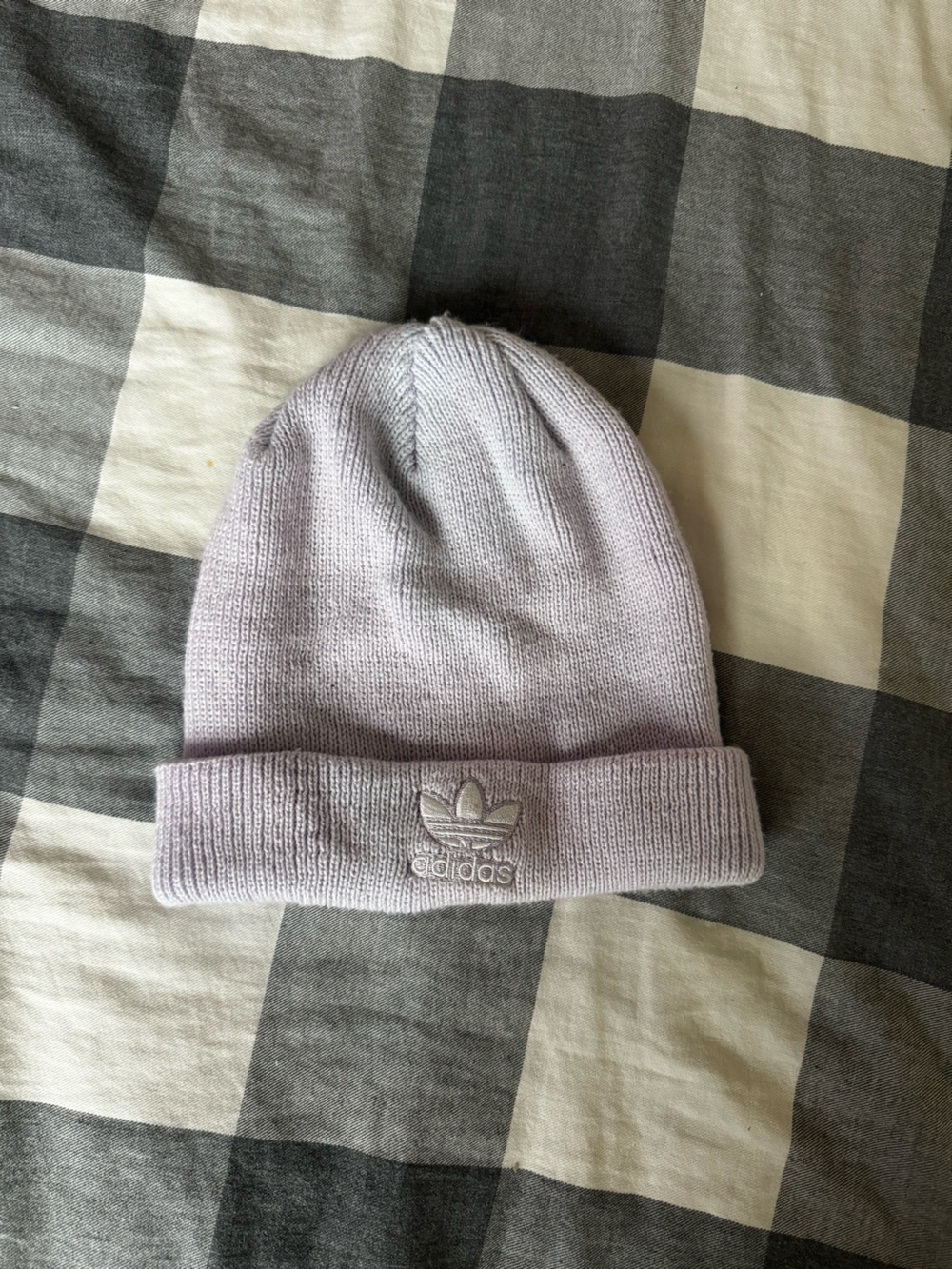 adidas Light Lavender Cuffed Beanie Hat